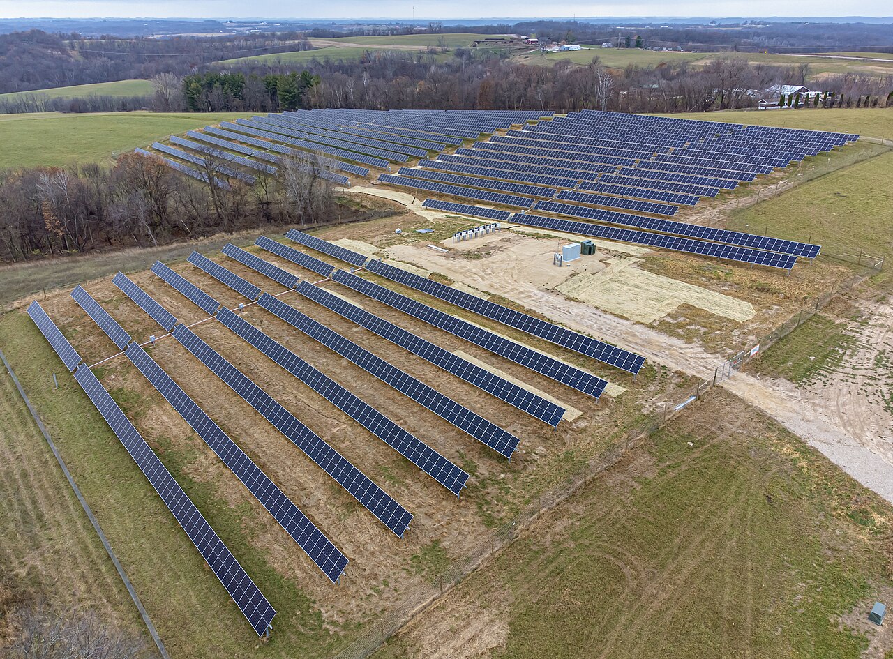 Ground-mounted solar plants — PV application examples, not our company projects.